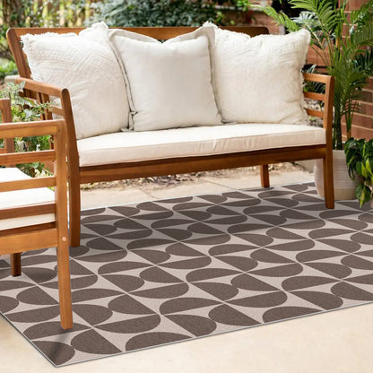 Dolly Brown Outdoor Floor Rug - 200 x 300cm