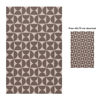 Dolly Brown Outdoor Floor Rug - 200 x 300cm