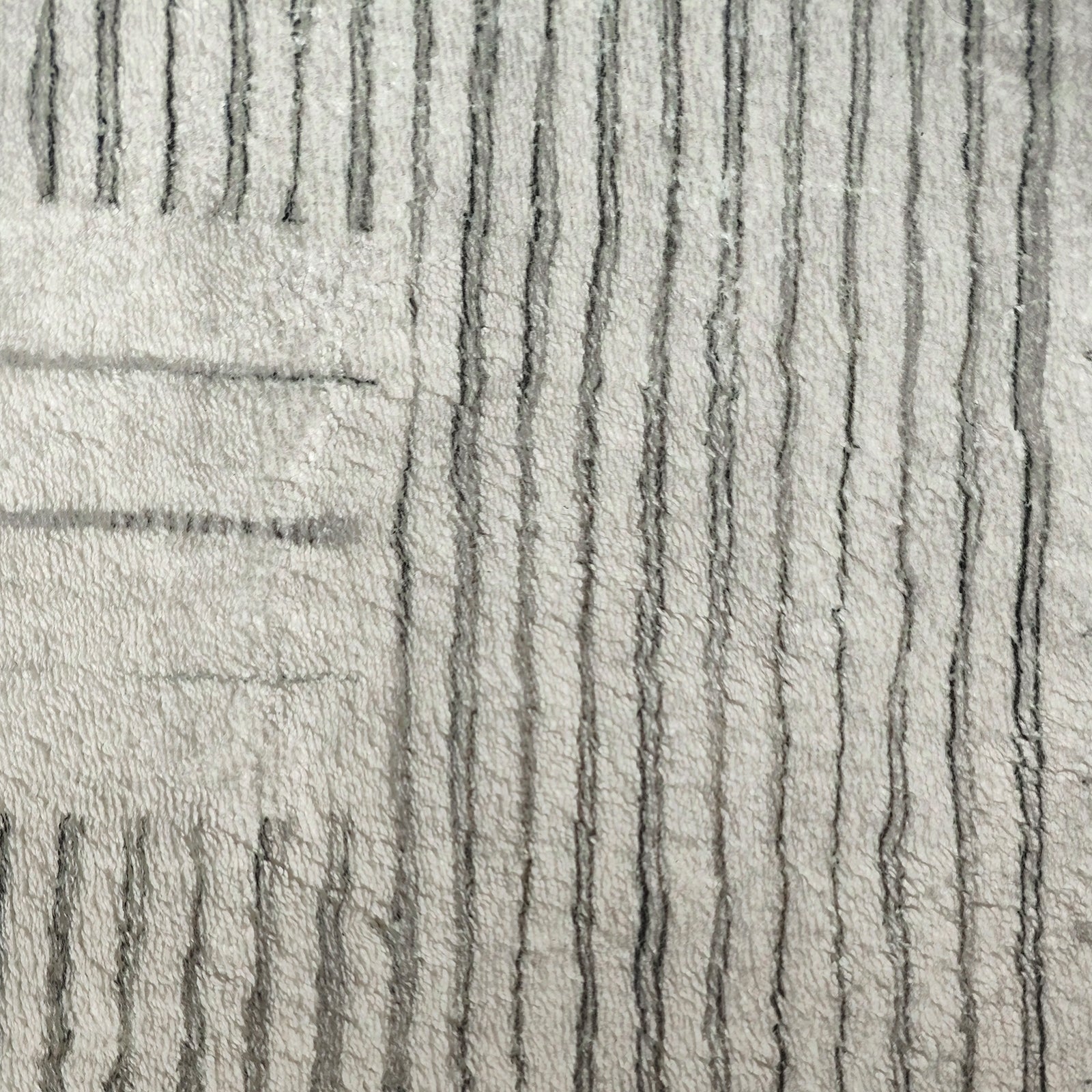 Jabeza Soft Contemporary Printed Rug 160x230cm features an abstract sketch design with a soft 12mm pile, ideal for modern interiors. Enhanced with durable polyester and anti-slip backing for stability and comfort.