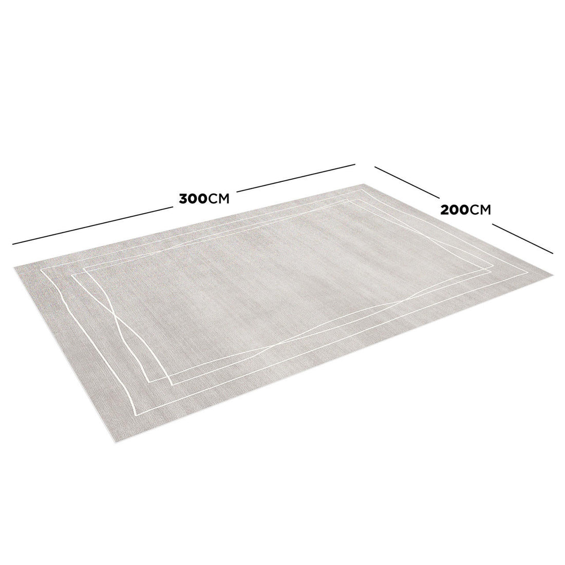 Manstad Modern Indoor Floor Rug - 200x300