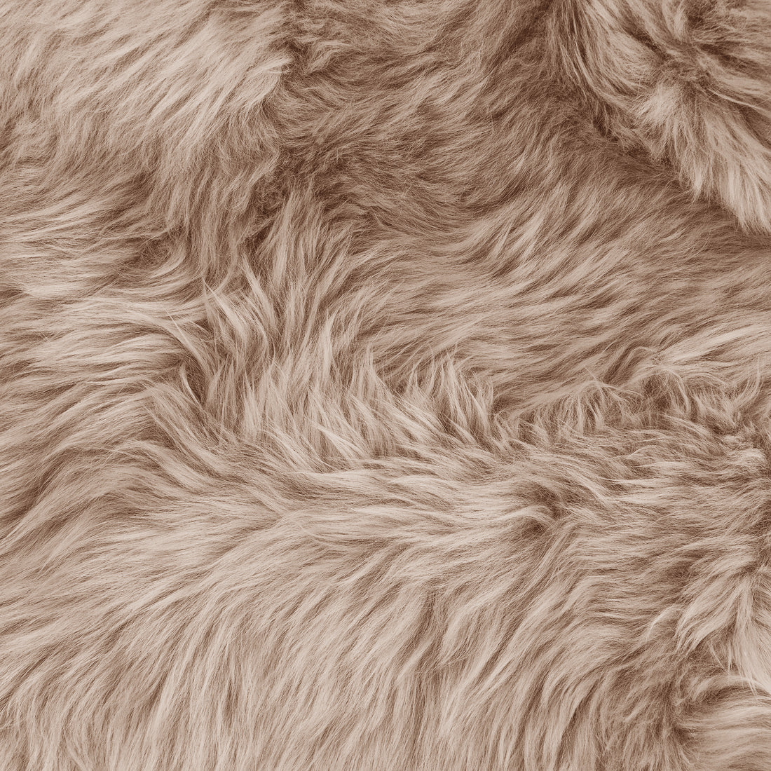 Zubuin 180x300cm Shaggy Plush Rectangular Rug in Beige, featuring a high-pile, soft faux-fur texture resembling sheepskin, perfect for adding coziness and warmth to any room.