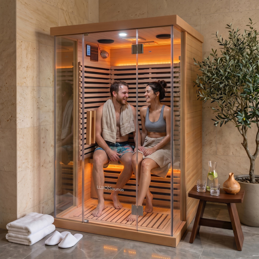 Aalto 2 Person Ultra Low EMF Carbon Fibre Infrared Sauna