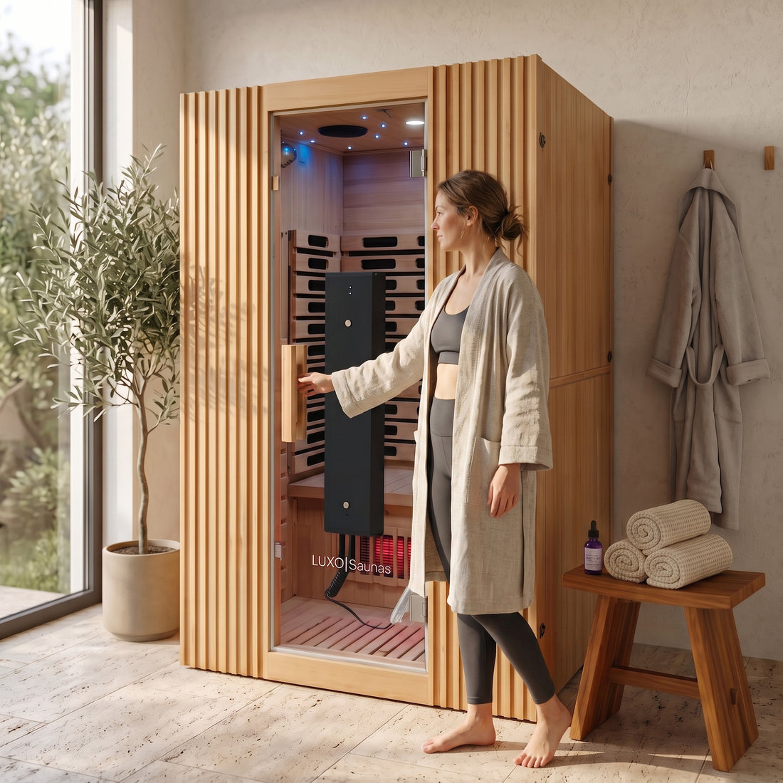 Hehku 2 Person Ultra Low EMF Full Spectrum Infrared Sauna
