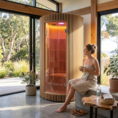 Kaunis 2 Person Ultra Low EMF Full Spectrum Infrared Sauna