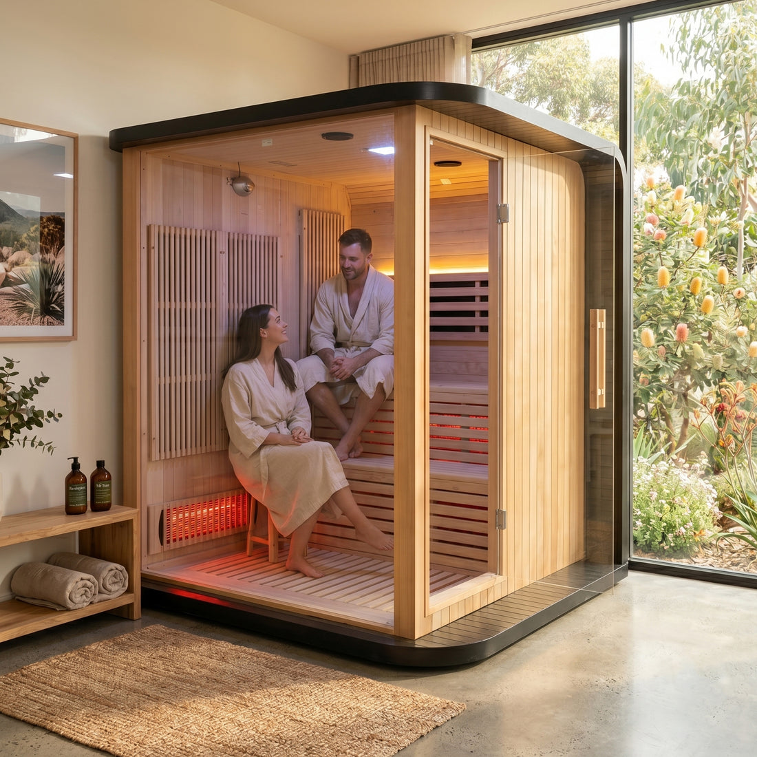 Koti 4 Person Ultra Low EMF Full Spectrum Infrared Sauna