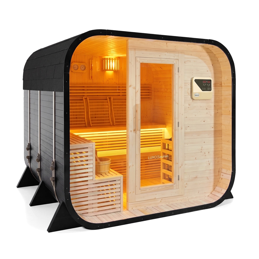 Medika 8 Person Traditional Finnish Outdoor Home Sauna