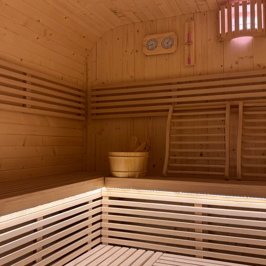 Medika 8 Person Traditional Finnish Outdoor Home Sauna