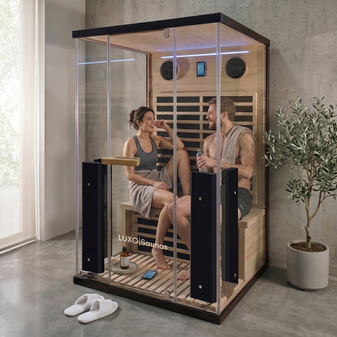Virta 2 Person Ultra Low EMF Full Spectrum Infrared Sauna