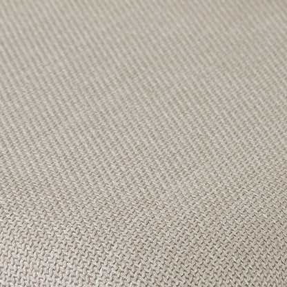 Close-up of Audrey Linen Barstool Set of 2 in Beige, showcasing the tightly woven, basket-weave linen fabric that provides a cozy and elegant texture for modern home bars or kitchens.
