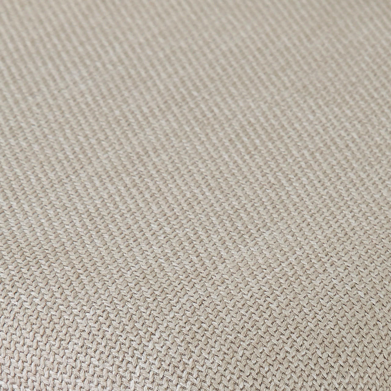 Audrey Curved Fabric Dining Chair Set of 2 in Beige features tightly woven beige upholstery, showcasing its durable linen-style fabric and plush foam padding for a cosy, modern dining experience.