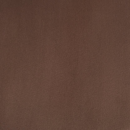 Audrey Fabric Dining Chair Mocha Mouses Set of 2 features a uniform, medium-brown, grainy surface, resembling textured cloth, enhancing sophisticated dining with velvet upholstery and wood-look metal legs.