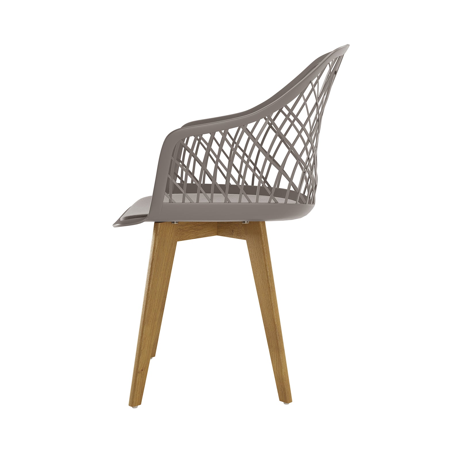 Caesar Beech Wood Dining Chair Grey Set of 6, featuring a close-up of the chair's beech wood frame and soft velvet upholstery, highlighting its quality and design suitable for dining spaces.