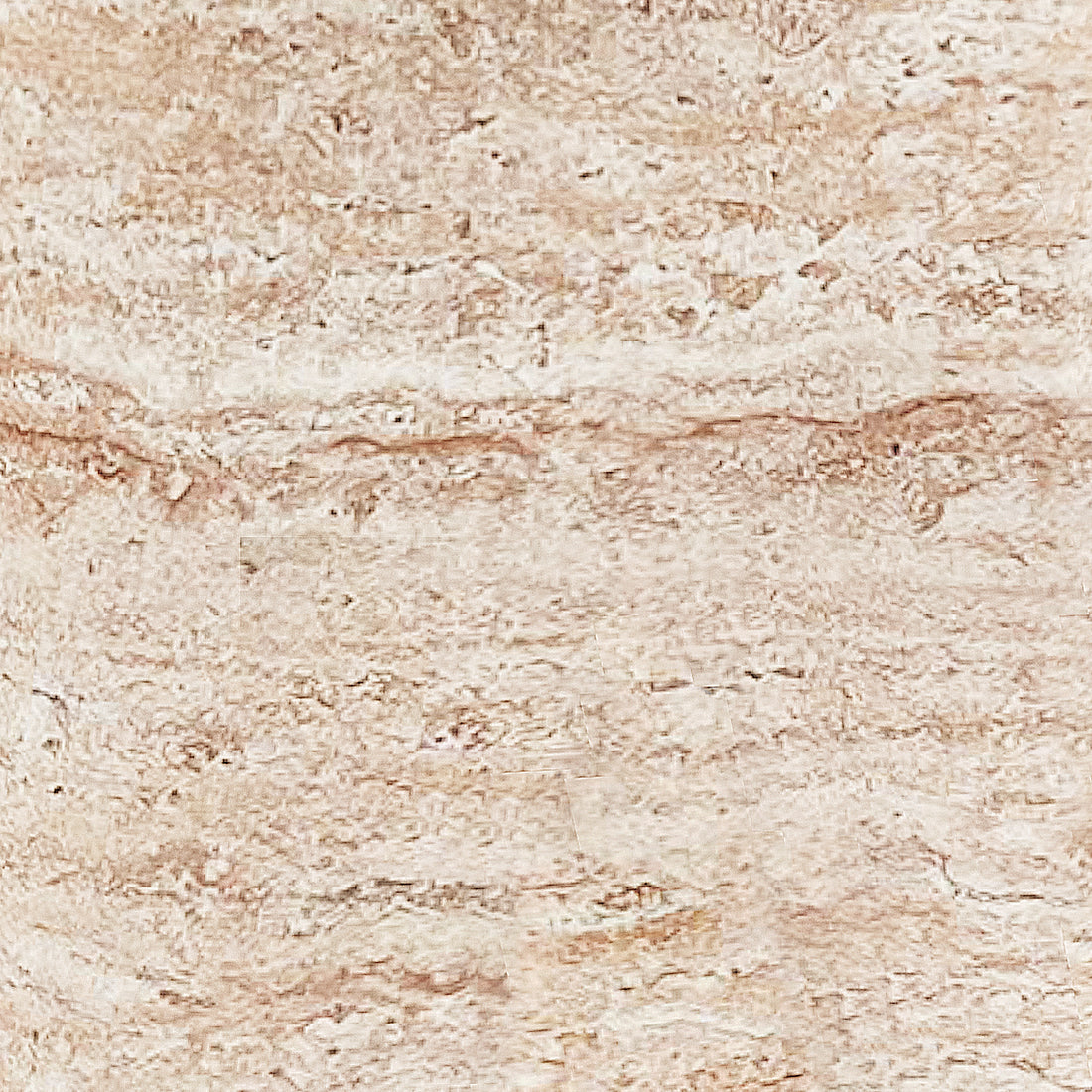 Cayton Concrete Indoor Side Table - Travertine, showcasing a smooth, rounded design imitating natural travertine stone, with a compact form ideal for modern interiors.