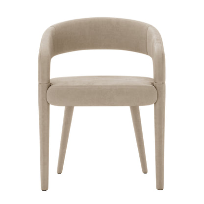 Eisha Velvet Bar Stool Set of 2 features plush velvet upholstery, curved backrests, and sturdy metal frames with integrated footrests, offering stylish comfort and stability for dining spaces.