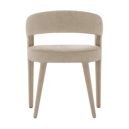 Eisha Velvet Bar Stool Set of 2, featuring plush velvet, curved backrests, armrests, and sturdy metal frames with anti-slip pads and built-in footrests, adding elegance and comfort to dining spaces.