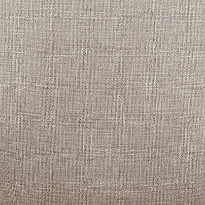 Close-up of the Lennon Linen Dining Chair Set of 2 in Beige, showcasing the tightly woven, neutral-colored linen fabric texture, highlighting its sophisticated and modern appeal for elegant dining spaces.
