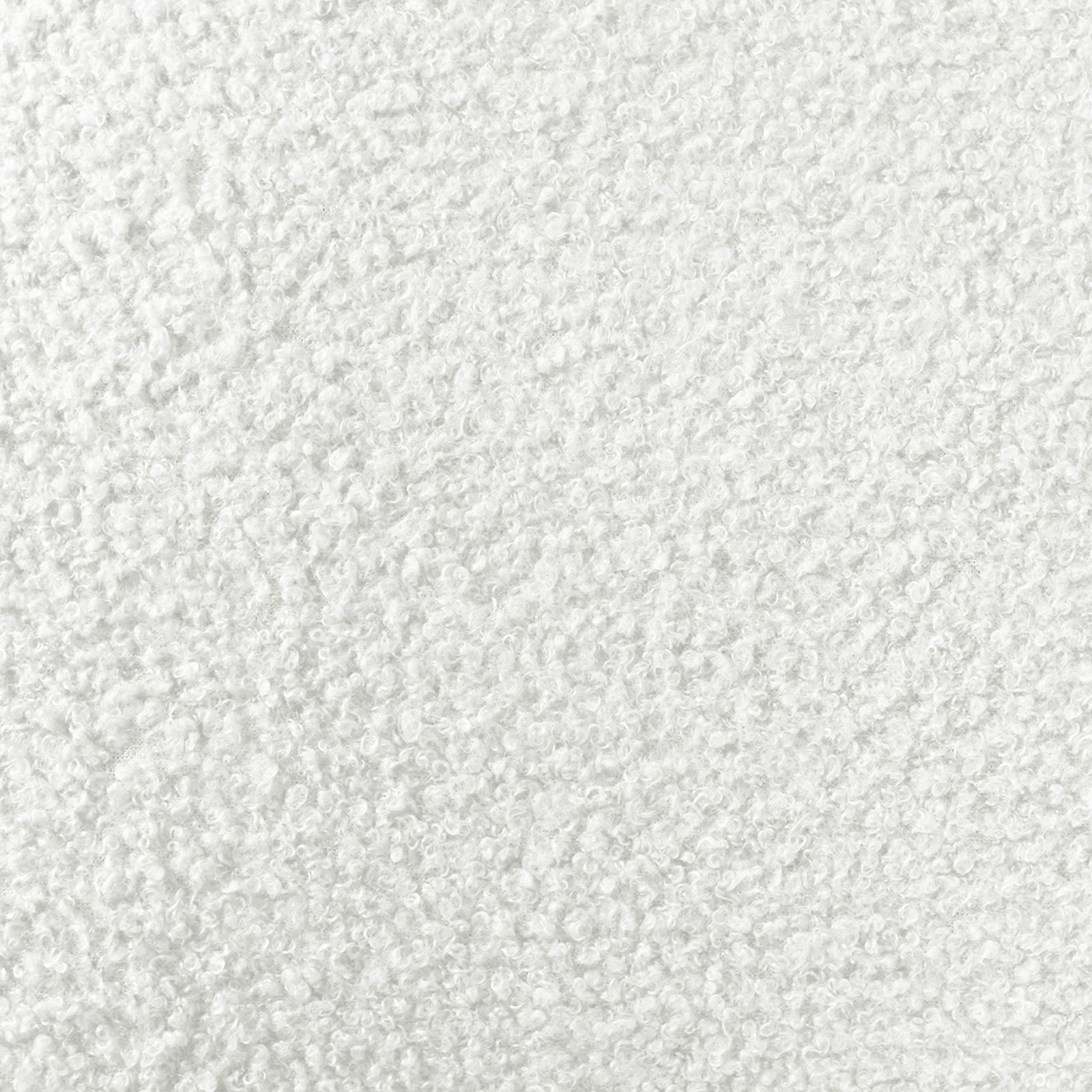 Close-up of Corina 4 Seater Modular Boucle Sofa in Cream White, showcasing the textured boucle fabric with looped surface detail, highlighting its plush and inviting softness.