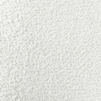 Close-up of Corina 4 Seater Modular Boucle Sofa in Cream White, showcasing the textured boucle fabric with looped surface detail, highlighting its plush and inviting softness.