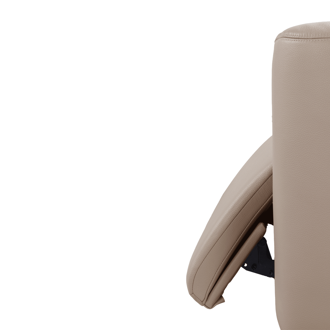 Emily 3 Seater Electric Recliner Sofa in Light Taupe Brown styled in a room setting