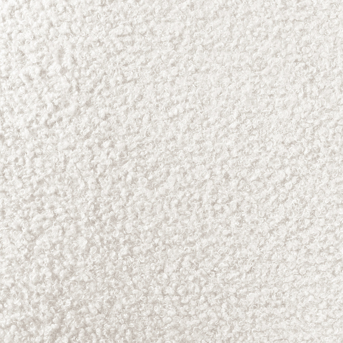 Close-up of the Flore Boucle Kids Chair with Bunny Ears in Cream White, showcasing its soft, nubby boucle fabric texture, resembling tiny curled fibers, highlighting its plush comfort and playful design.