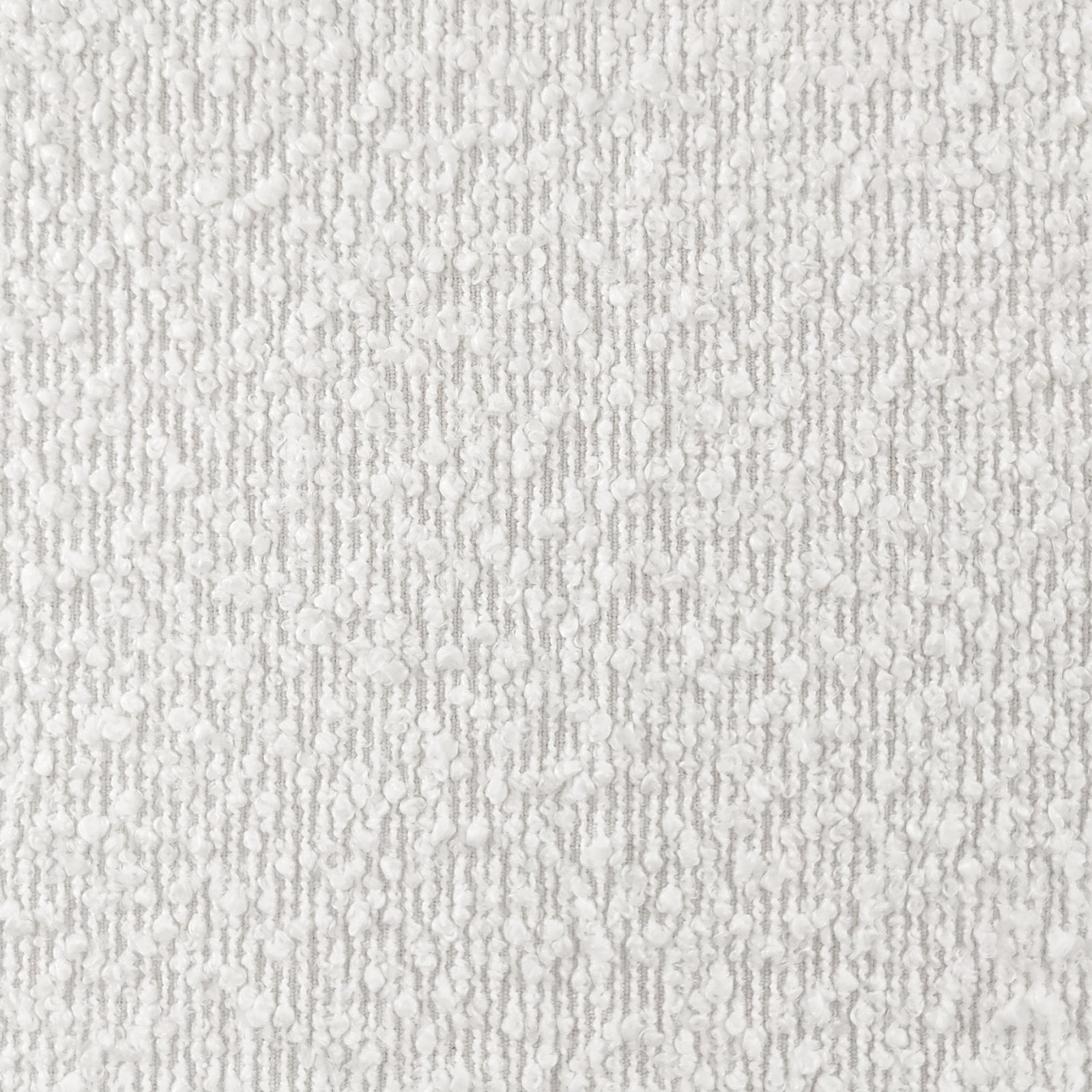 Hirokoz Boucle Ottoman Stool - Eggshell White