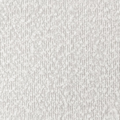 Hirokoz Boucle Ottoman Stool - Eggshell White