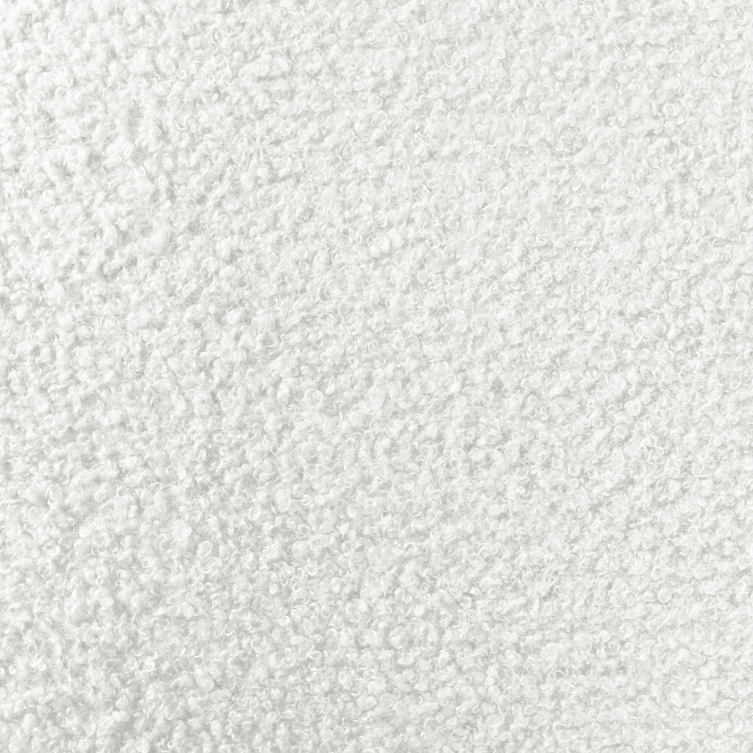 Close-up of the Janelle 191cm Bouclé 3-Seater Curved Sofa in cream white, showcasing its plush texture and elegant curved silhouette, emphasizing its luxurious bouclé upholstery and spacious design.