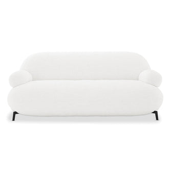 Janie 3 Seater Boucle Sofa - Cream White