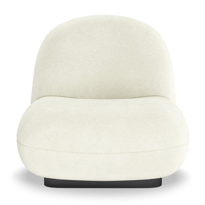 Kalie Swivel Velvet Accent Chair - Cream