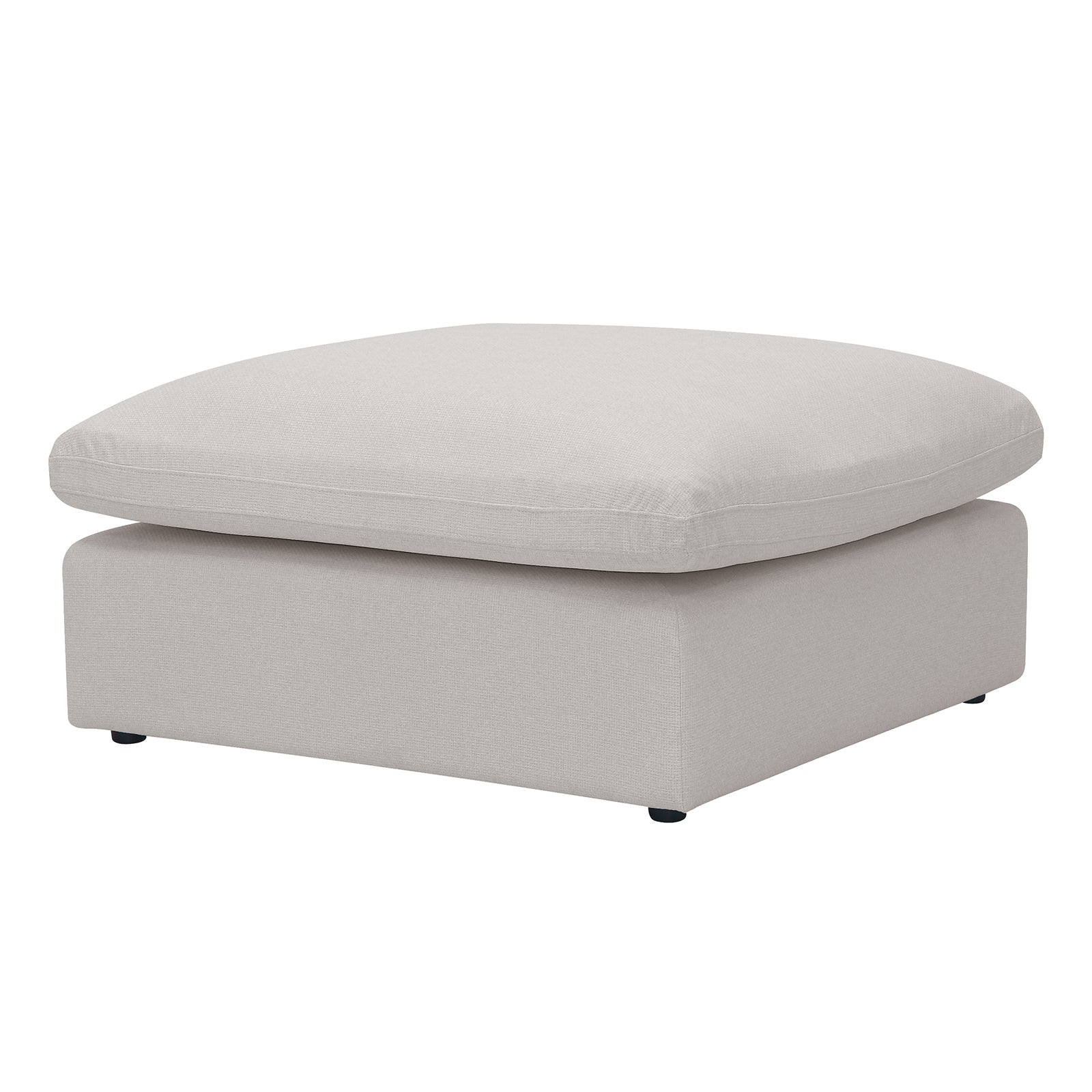 Millie 4-Seater Fabric Corner Chaise Sofa showcasing its plush, expansive design with deep seating and removable cushions, emphasizing comfort and modular versatility for modern living spaces.