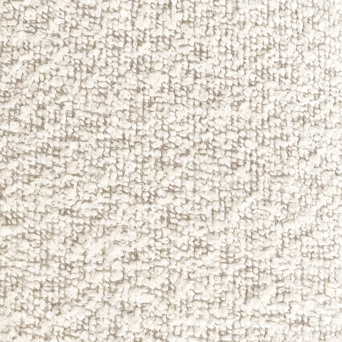 Close-up of the Parisa 1 Seater Tufted Boucle Single Sofa in Cream White, highlighting its textured boucle fabric and tufted design, embodying modern elegance and sophisticated comfort.