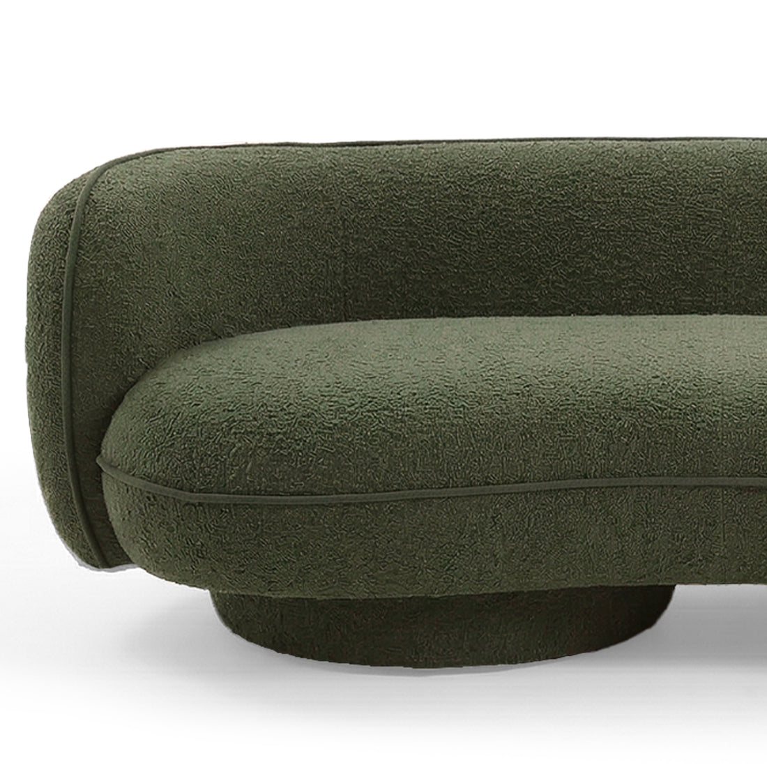 Torven 3 Seater Performance Boucle Sofa in Dark Forest Green
