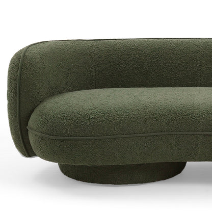 Torven 3 Seater Performance Boucle Sofa in Dark Forest Green