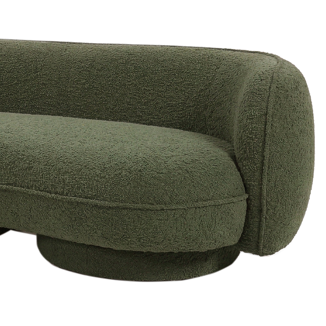 Torven 3 Seater Performance Boucle Sofa in Dark Forest Green