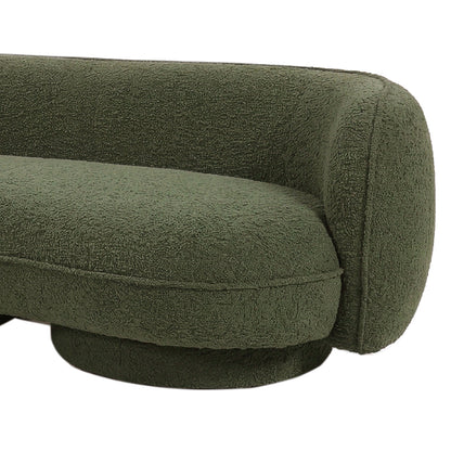 Torven 3 Seater Performance Boucle Sofa in Dark Forest Green