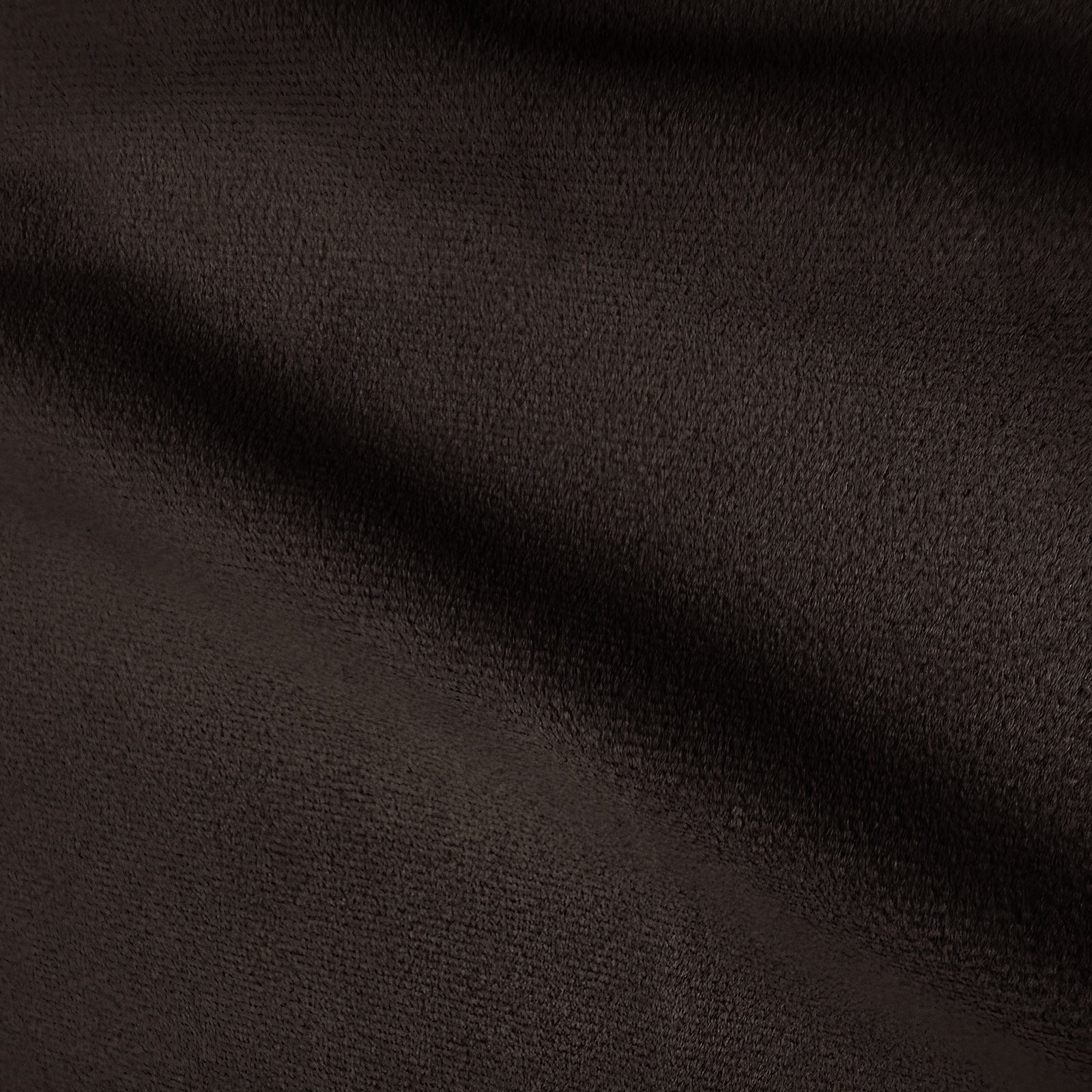 Close-up of dark brown fabric texture