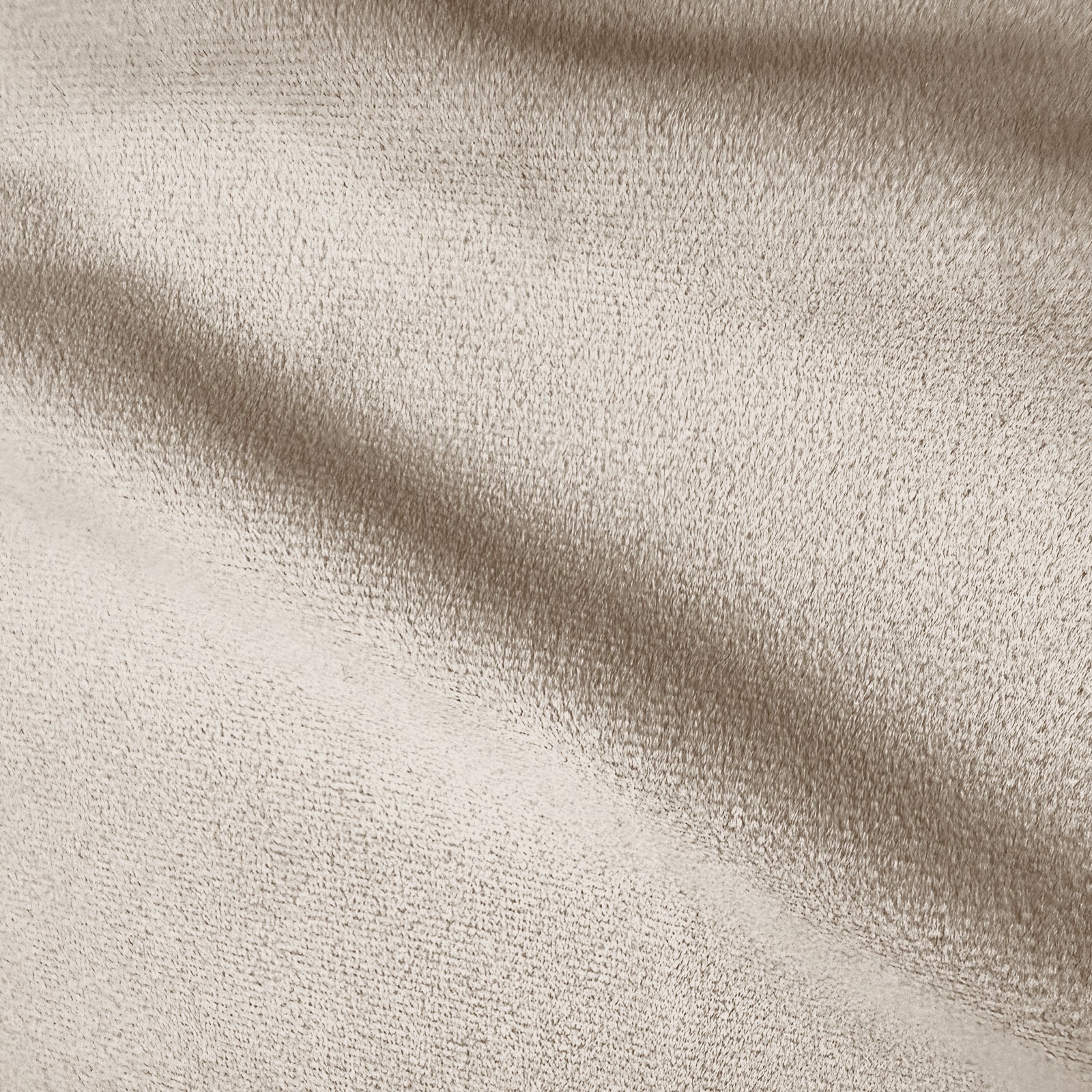 Close-up of soft beige fabric texture