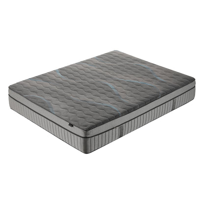 Full mattress displayed on a white background