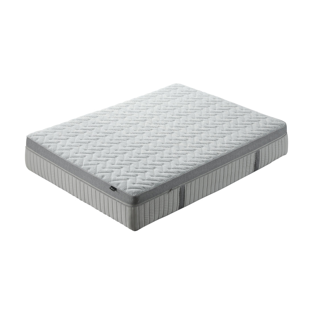 Mattress fully shown on a white background