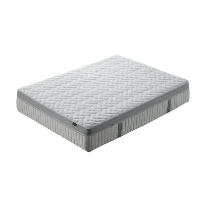 Mattress fully shown on a white background