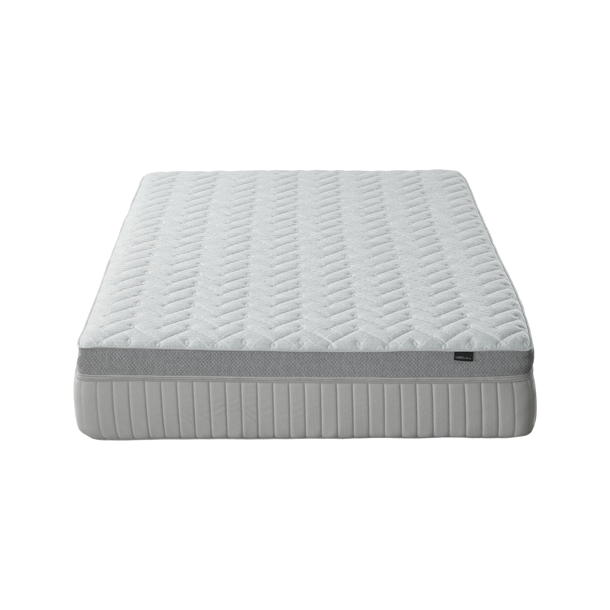 Full mattress photographed on a white background