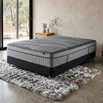 Mattress in a modern furnished bedroom